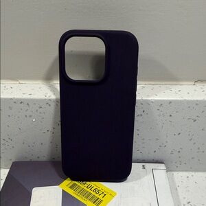 Sleek Black iPhone 16 Silicone Case. Open Box